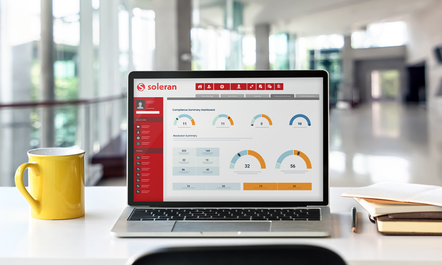 screenshot of Soleran Healthcare